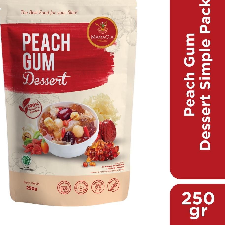 

★ Mamacia Treats Paket Peach Gum Komplit Kualitas Super Grade A+ / Tao Jiao / Simple Pack ♝