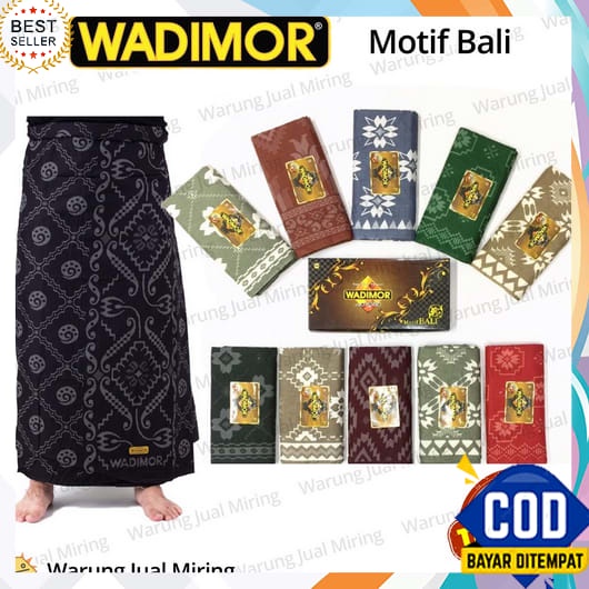 Sarung Celana Wayang Gunungan Putih - Celana Sarung Fasion - Sarung Celana Wayang Sarung Wadimor Mot