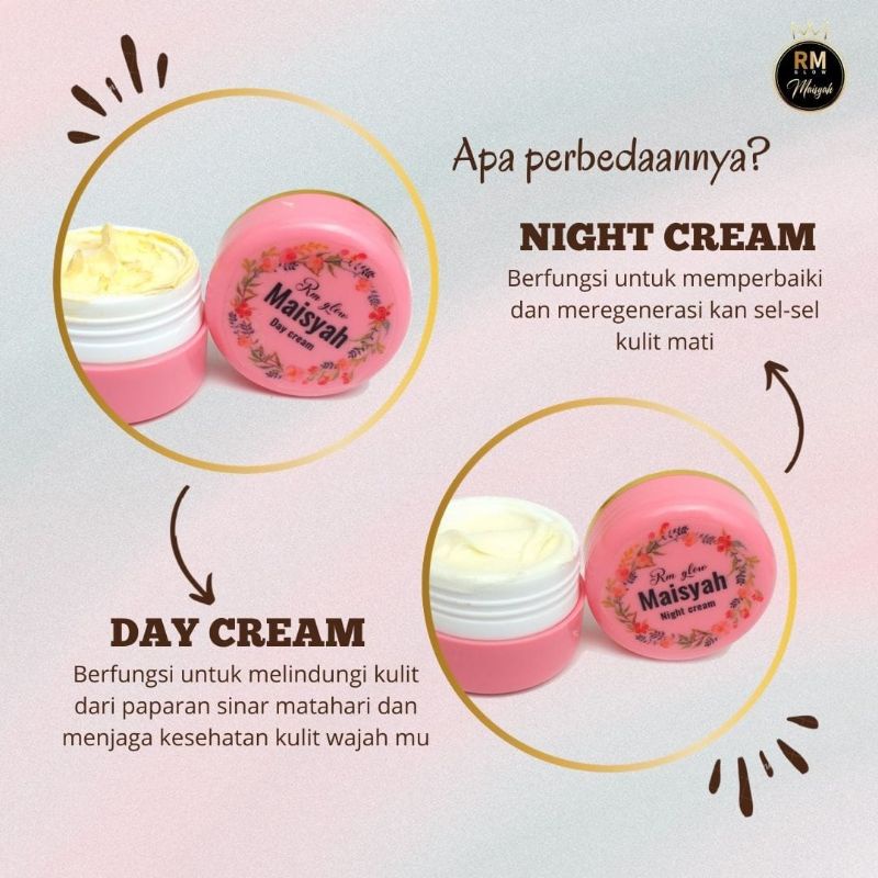 cream day & cream Night Rm Glow Maisyah Platinum