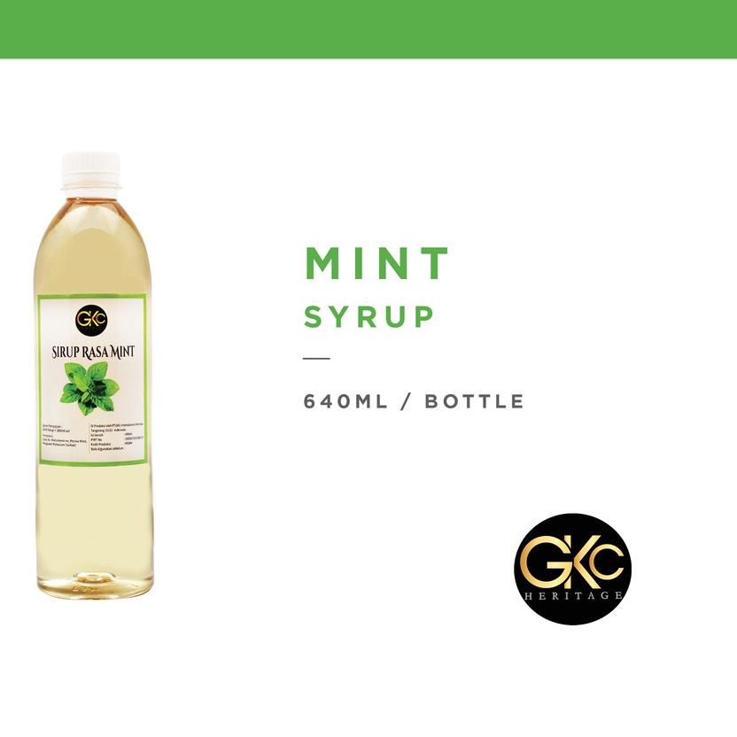 

☑ Sirup Mint / Mint Syrup Minuman GKC Heritage 640 ml (Import Quality) ☏