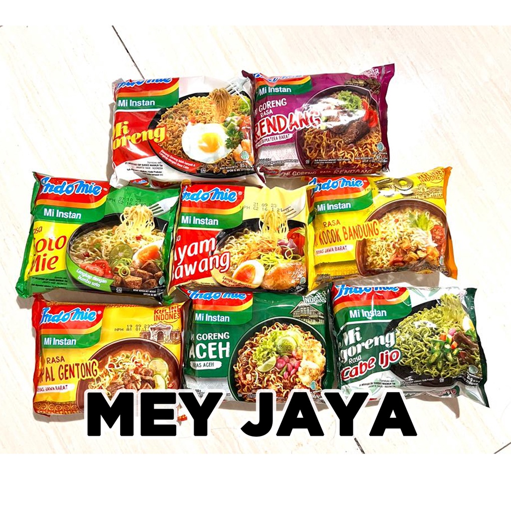 

Indomie Soto/Indomie Ayam Bawang/Indomie Rendang/Indomie Aceh/Indomie Goreng isi 40pcs