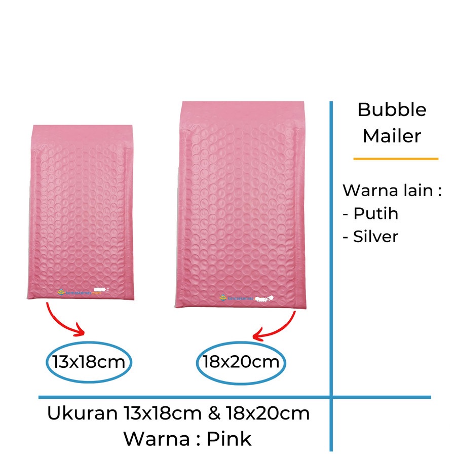 

Amplop Bubble PINK | Envelope Bubble Mailer Packaging