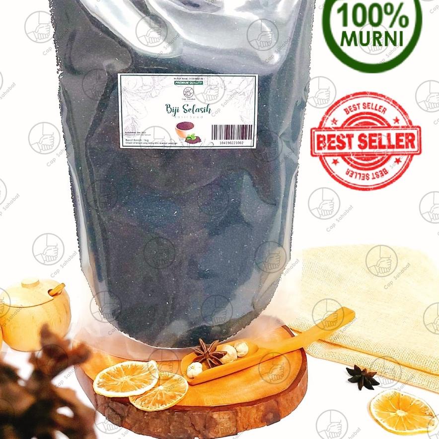 

♟ 1kg Basil Seed / Biji Selasih Besar & Bersih / Rempah / JSR 100% PREMIUM ⅎ