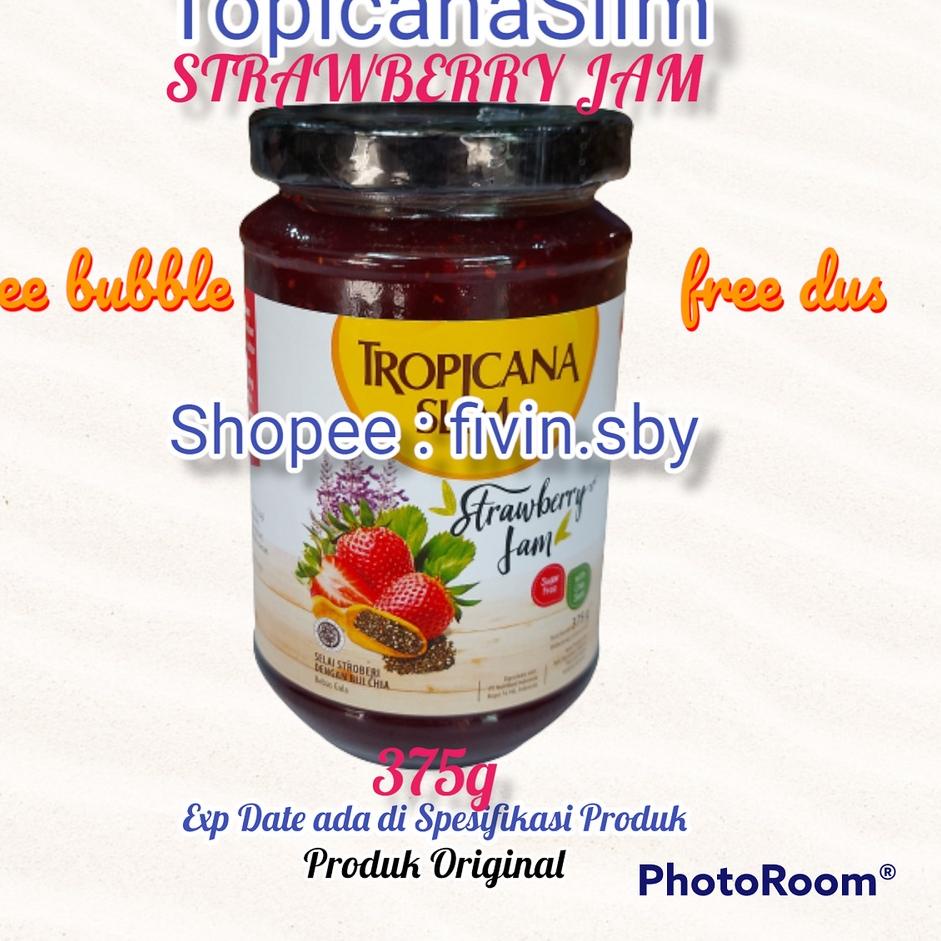 

ⅎ SELAI TROPICANA SLIM STRAWBERRY JAM 375g ☁