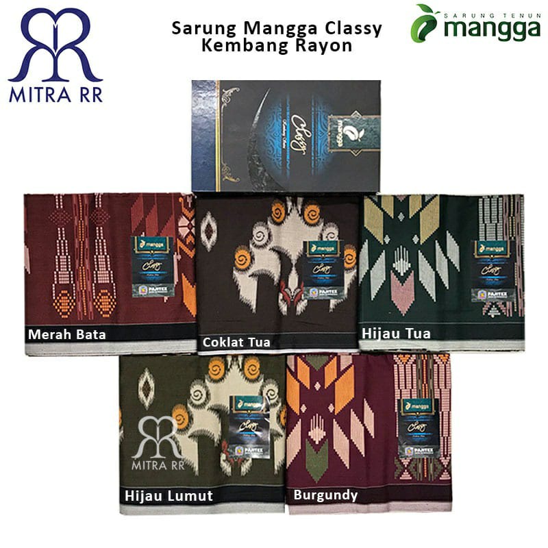 Sarung Tenun Mangga Premium Classy Kembang Sutra