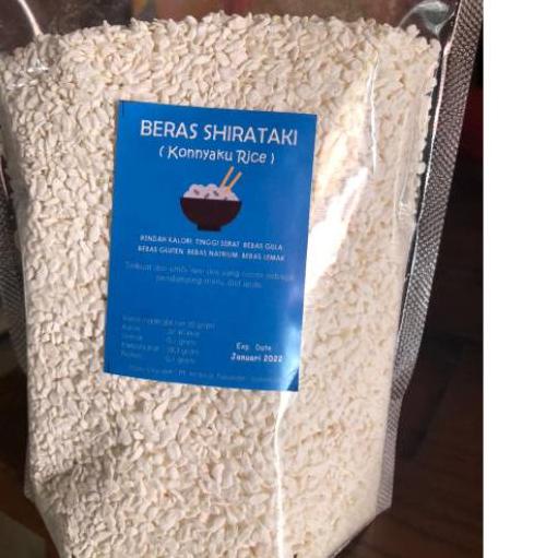 

☊ Beras shirataki 500gram /konyaku rice 500gram ✹