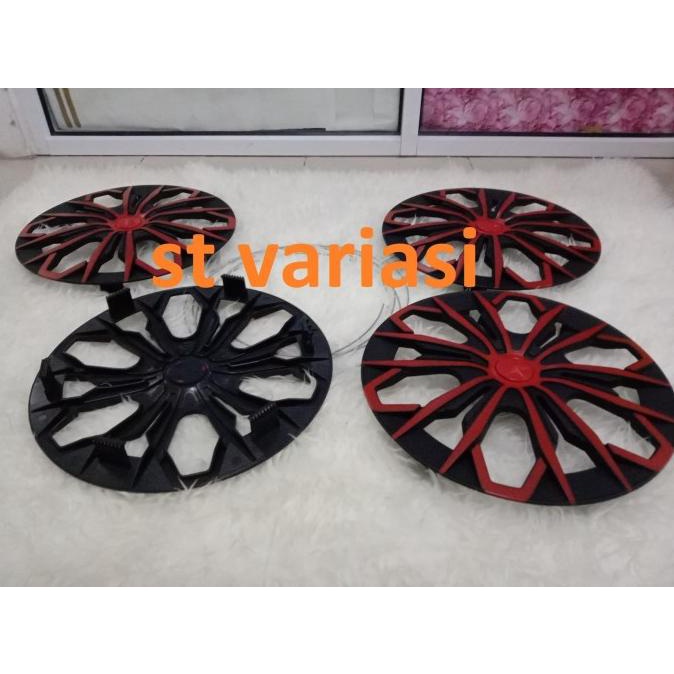 Cover Dop Velg Ring 13 Dan 14 Merah Komb Hitam Grand Livina