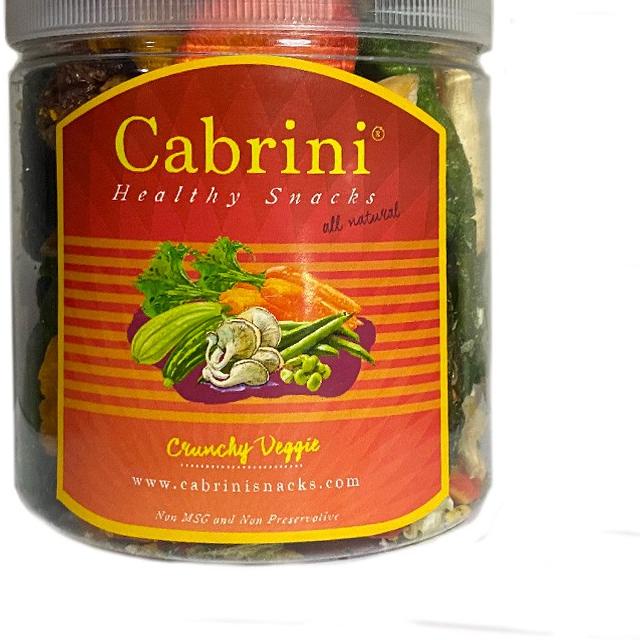 

✤ Cabrini Healthy Snacks - Crunchy Veggie ( 500 ml ) Keripik Sayur Premium ◄