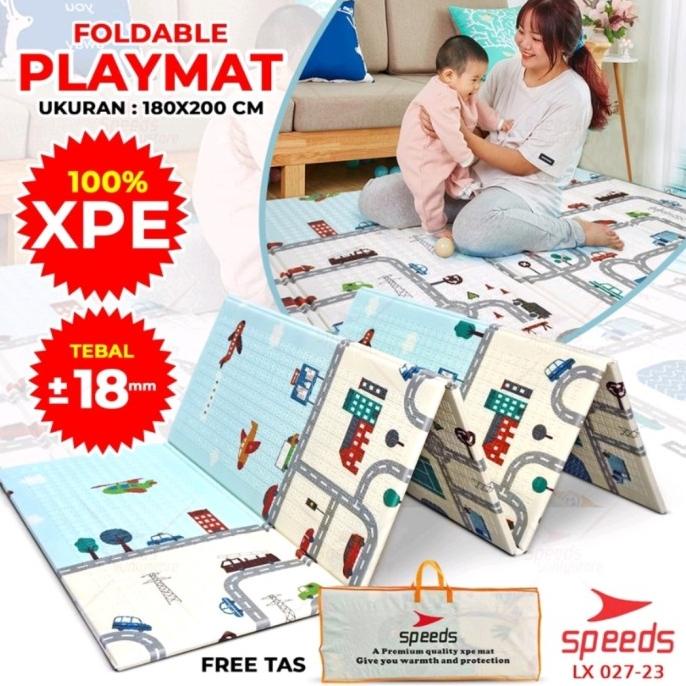 Playmat Bayi Lipat Tebal Karpet Anak Baby Matras Bayi Playmate
