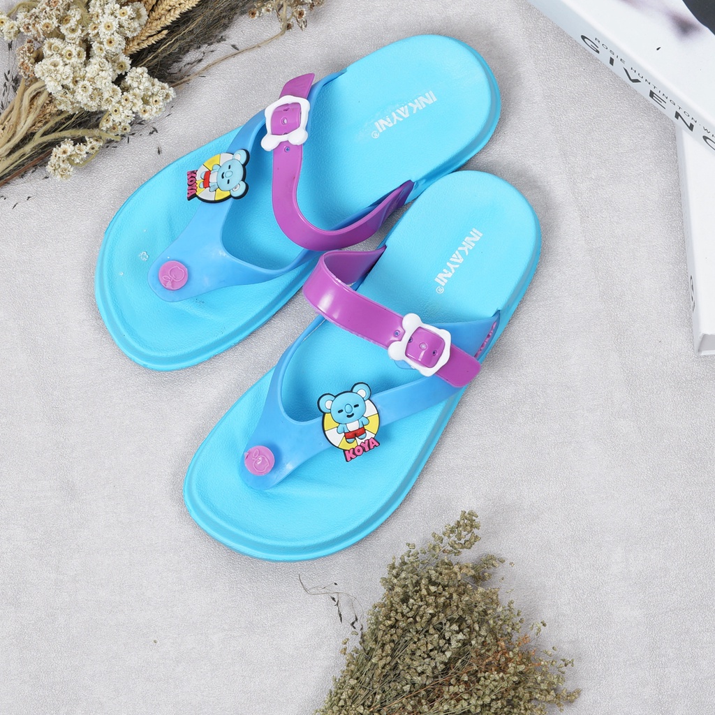 Sandal Jepit Anak Perempuan Koya - Sandal Jepit Anak Import