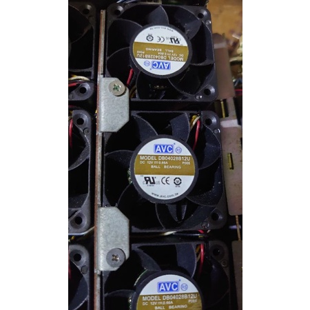 kipas 4x4cm 12v  avc  2nd mulus