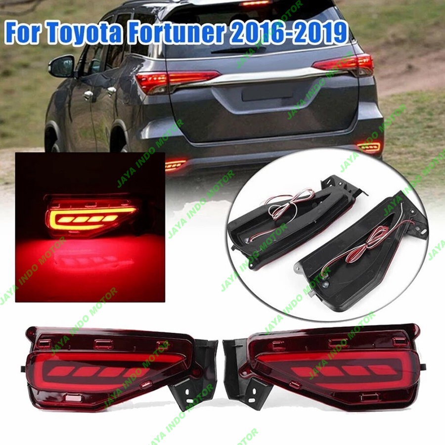 LED BUMPER MATA KUCING FORTUNER VRZ 3 MODE NYALA