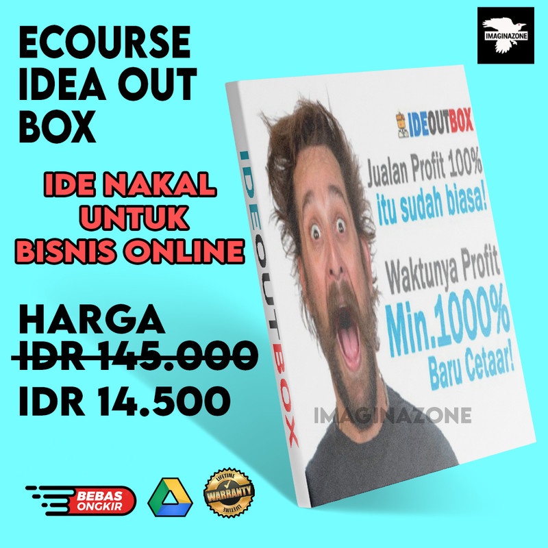 ECOURSE IDE NAKAL UNTUK BISNIS ONLINE - Idea Out Box | GARANSI LIFETIME | IMAGINAZONE