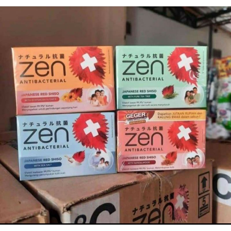 (Bandle 4pc x 70gr ) Sabun Zen Antibacterial