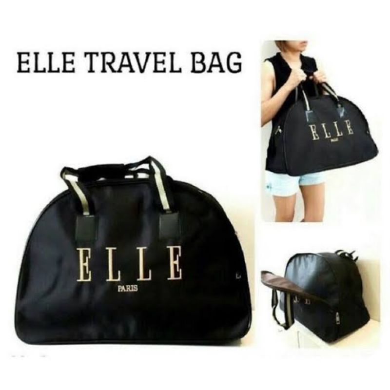 Tas Pakaian Travel Bag Elle Paris Anti air Jumbo