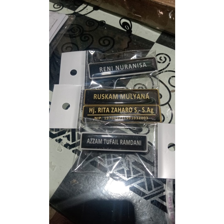 

Nametag untuk anak TK, PAUD, RA, SD Ukuran Kecil