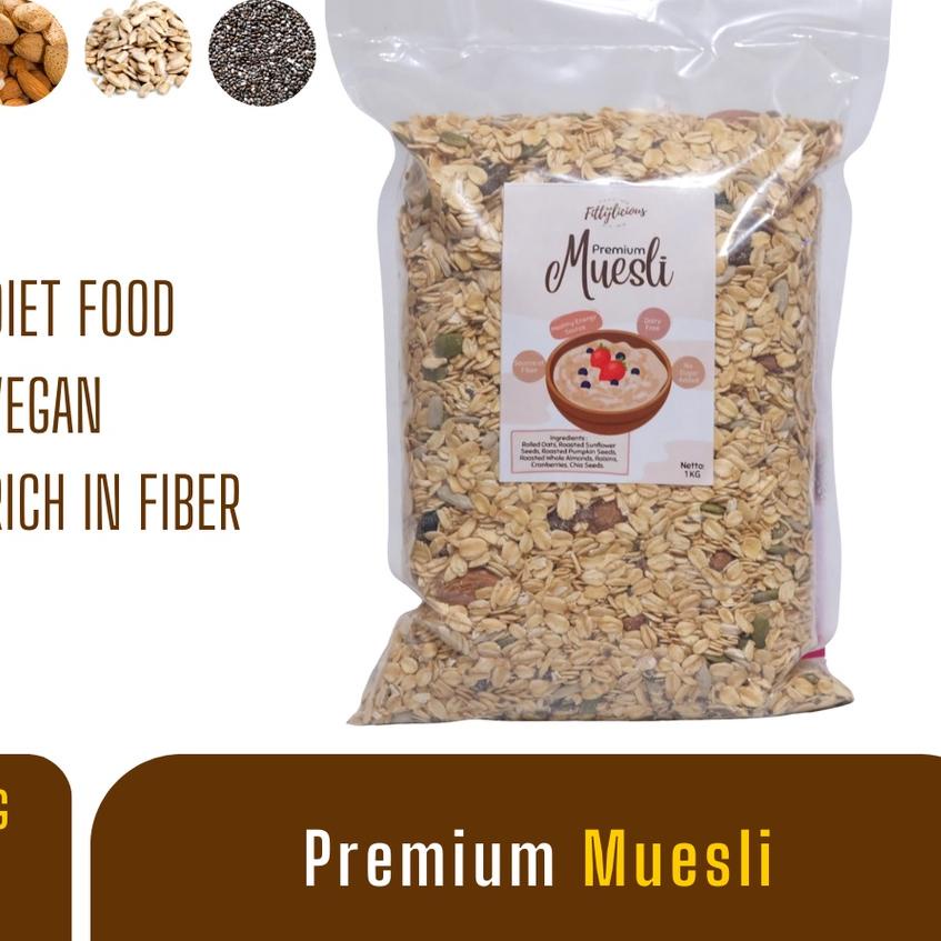 

➲ Fittylicious Muesli 1 KG / Fittylicious Muesli 500 Gr ➼
