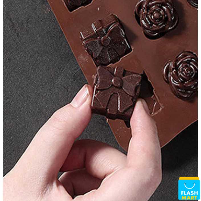 Flashmart Cetakan Coklat Es Batu Ice Cube Tray Mold Model Love - DU997