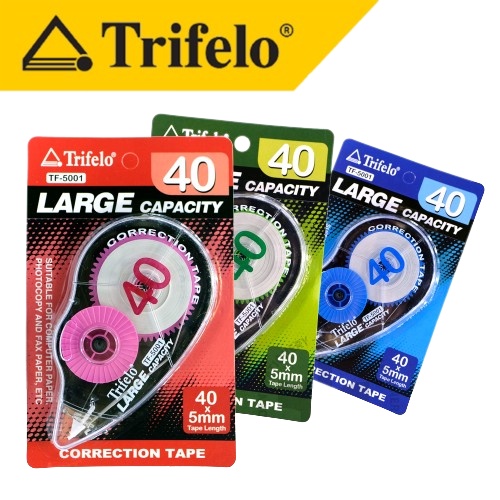 

CORRECTION TAPE TRIFELO TF-5001 / TIP EX KERTAS 40M TRIFELO TF-5001