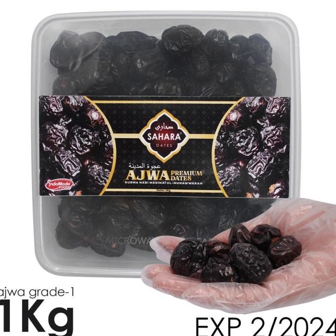 

KURMA BUAH-BUAHAN KURMA AJWA 1KG NABI PREMIUM ORIGINAL MADINAH SHIFA NABAWI EL09I09A82L