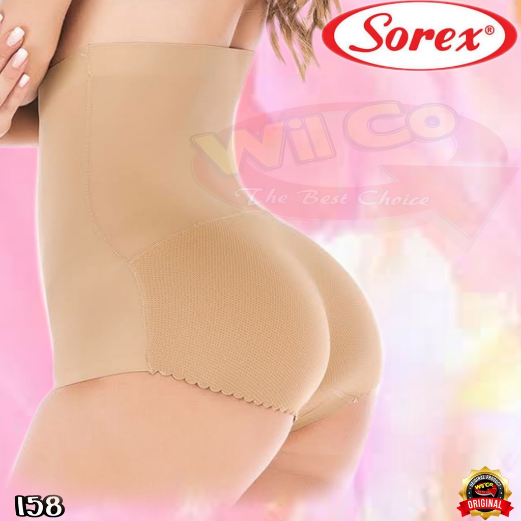 K158 - (Harga Per 1Pcs) KORSET CELANA BUSA WANITA SHAPEWARE PEMBENTUK BODY SEXY SOREX SIZE S - XL