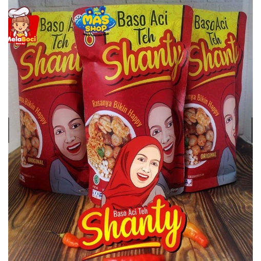 

New Baso Aci Teh Shanty original boci yamin teh shanty Khas Garut Tulang Rangu Pedas Denny Cagur bapper Baso kampung Boci viral Shanty