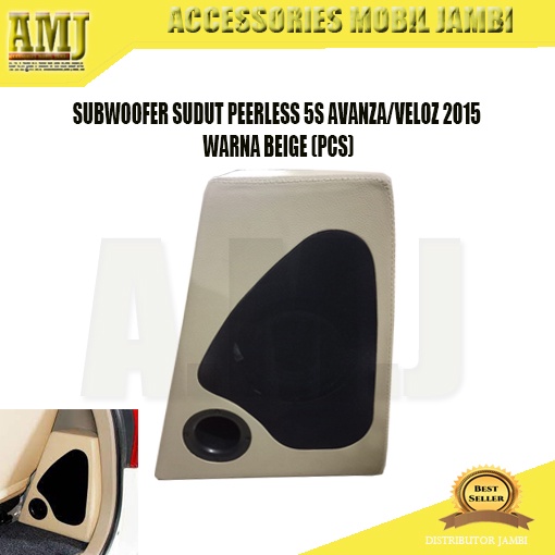 SUBWOOFER PEERLESS OEM KHUSUS AVANZA/VELOZ 2015 BEIGE