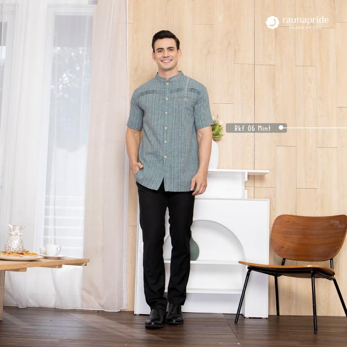 TERLARIS Rauna - Baju Muslim - Sarimbit - Koko Dewasa 06 Mint /BAJU KOKO PRIA/BAJU KOKO DEWASA/BAJU 