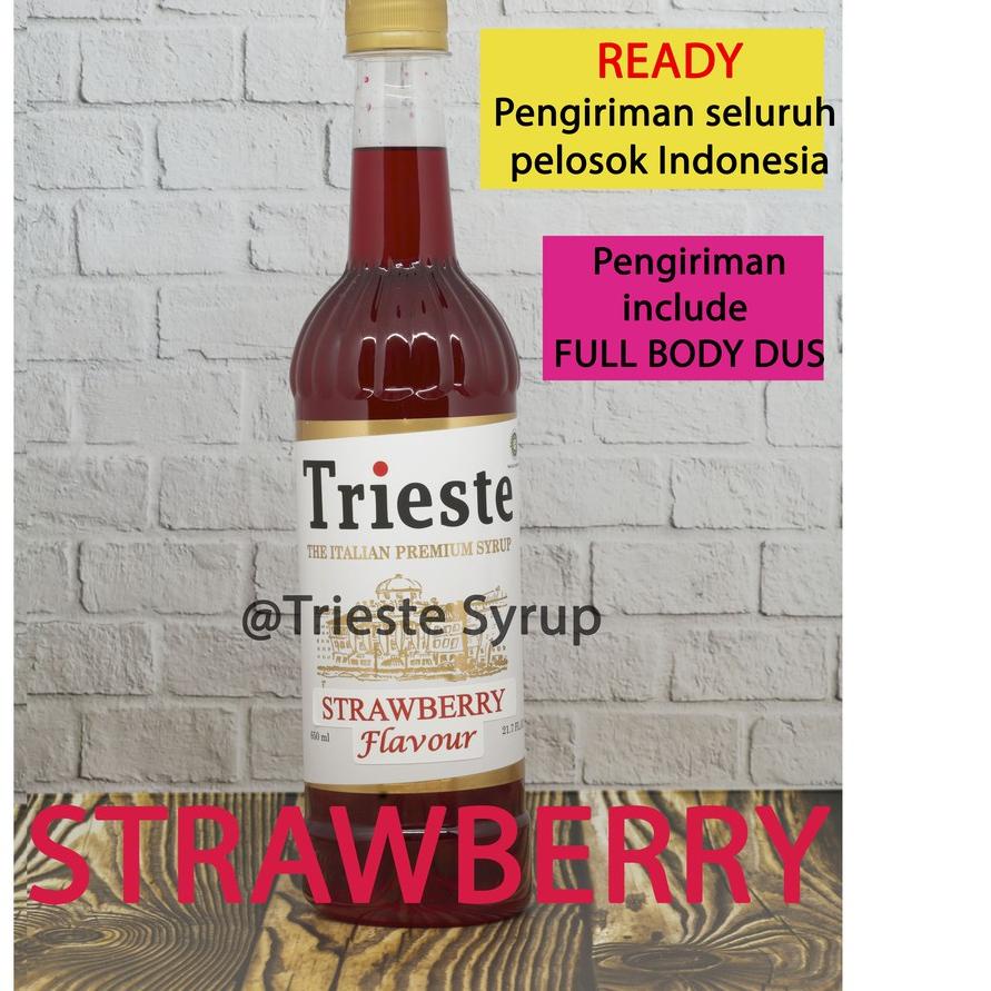 ♔ TRIESTE SYRUP STRAWBERRY ✦