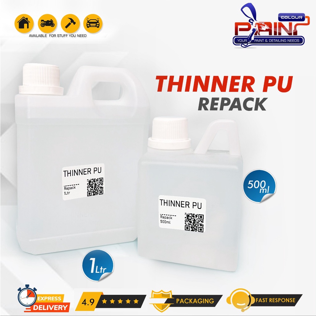 Thinner PU (Polyurethane) Liter Ecer Kemasan Botol