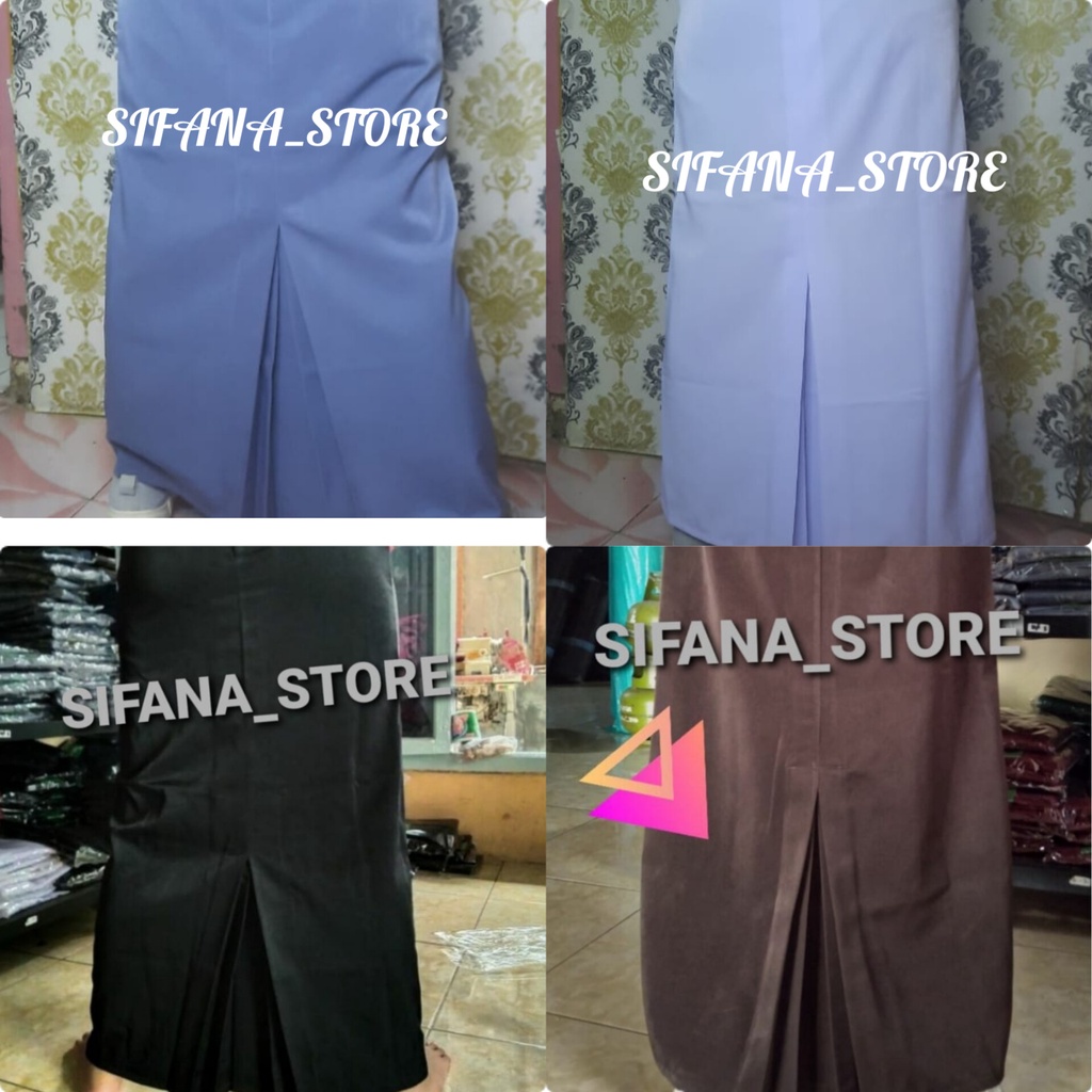 ROK SPAN BELAH BELAKANG ROK SPAN BELAKANG SMP MTS SMK SMA PANJANG