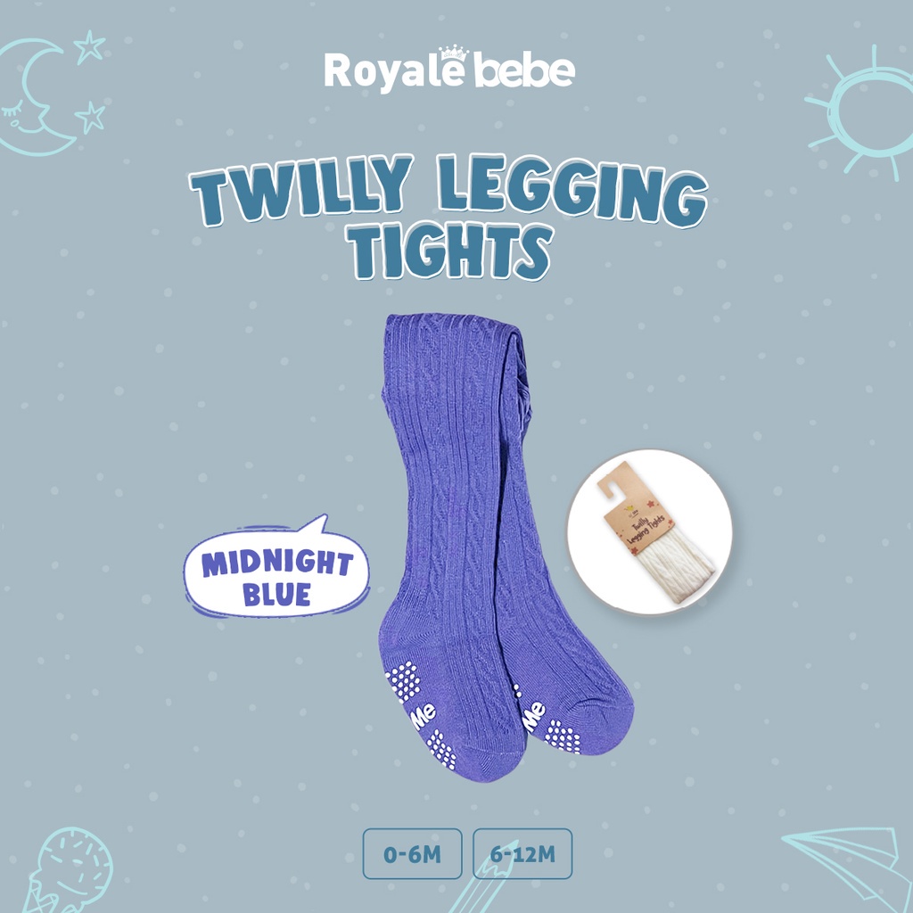 Royale Bebe Twilly Legging Tights Legging Bayi Tutup Kaki