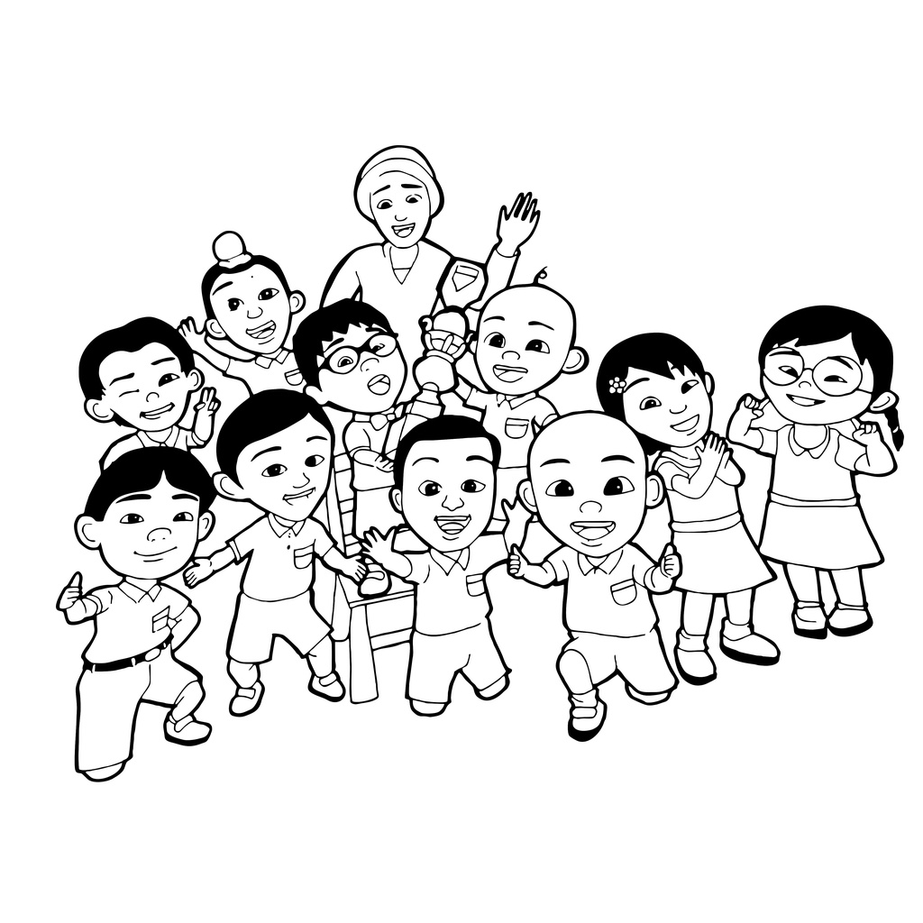 

Gambar Sketsa Mewarnai ~ UPIN IPIN PART 3/ Seketsa Lukis / Drawing Sketch / Menggambar A4 (Bukan Buku) ANAK TK PAUD SD