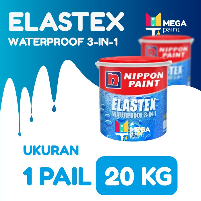 Terlaris Cat Elastex Waterproof 20 Kg Nippon Paint Ready Mix