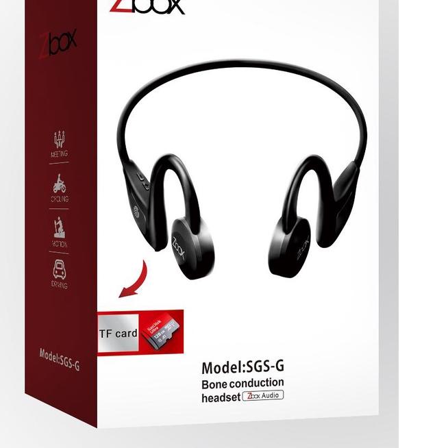 ► HEADSET WIRELESS ZBOX / BLUETOOTH SPORT ZBOX SGS-G ☀