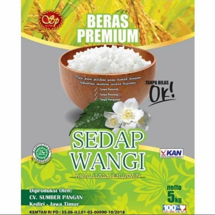 

Beras Sedap Wangi Premium 5kg