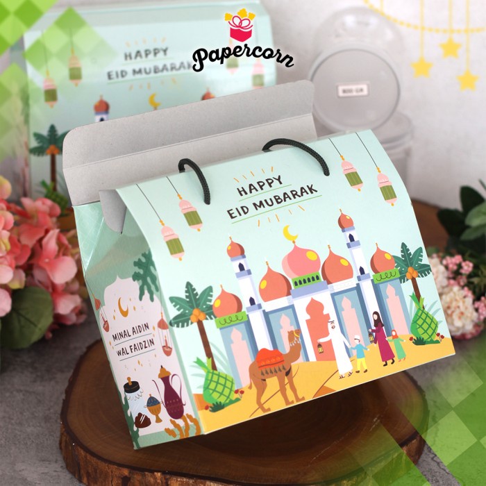 

Gable Box Idul Fitri - Box Lebaran - Eid Prayer Uk 24X12X14 Cm 066