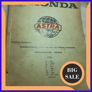 

last stok Buku Manual Honda C70 ST70 C90 Cb100 Cb125 Cb125 Twin Original 140ZZ3