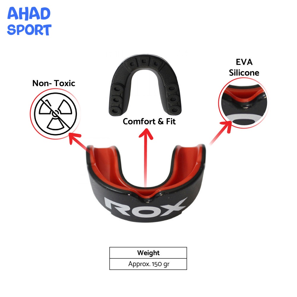 Gum shield Gamsil Pelindung Gigi Mouthguard Dewasa ROX Master