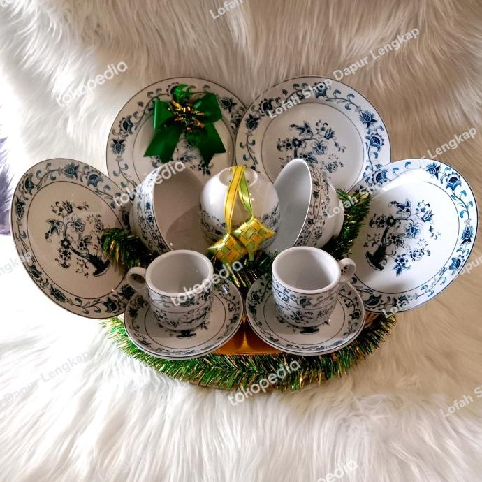 Parcel Lebaran Piring Keramik Set