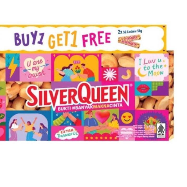 

Good Silverqueen Coklat Bar 58gr / Silverqueen Edisi Valentine 58gr