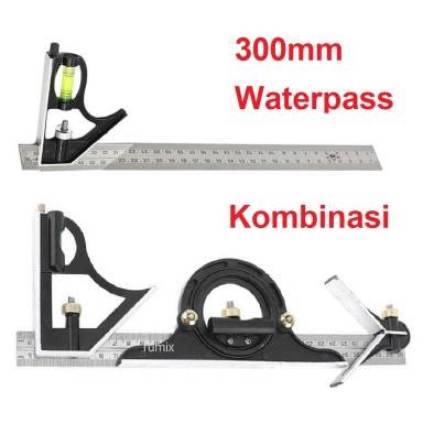 

Penggaris Siku L Waterpass Kombinasi Square Ruler Sudut Presisi Air