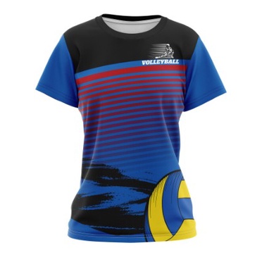 Jersey Olahraga Voli Volly Volley Ball Wanita Custom Full Printing ART 03