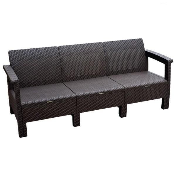 Terlaris Sofa Rotan Sintetis Napolly 3 Dudukan 181 A3