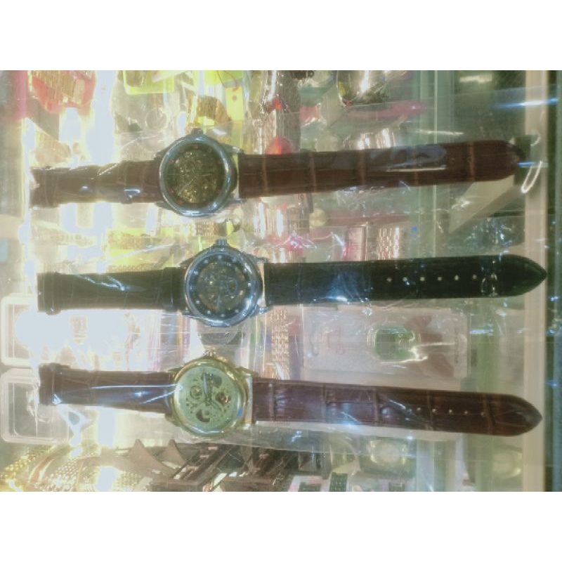 ARLOJI AUTOMATIC "OMEGA" JAM TANGAN OTOMATIS SABUK STRAP KALEP KULIT PREMIUM FASHIONABLE QUALIFIED