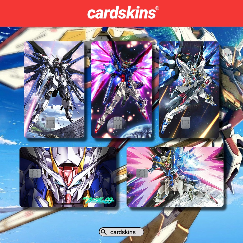 GUNDAM SPECIAL HOLOGRAM | GARSKIN / STICKER KARTU ATM / SKIN KARTU ATM / DEBIT / CREDIT / EMONEY / FLAZZ | CARDSKINS