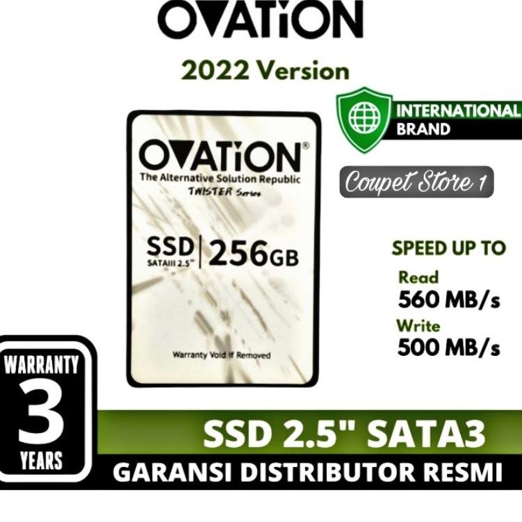 Termurah OVATION SSD 256GB 2.5" SATA III Internal SSD