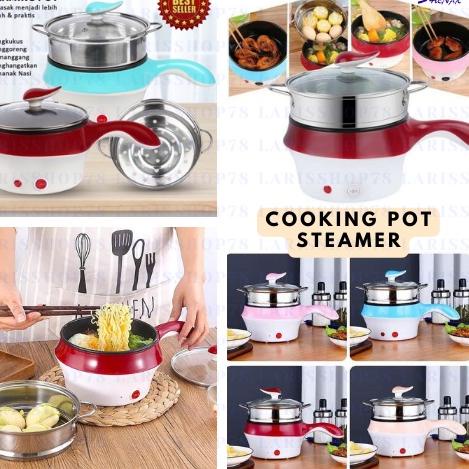 ♣ SHENAR, PANCI ELEKTRIK/LISTRIK/PANCI SERBAGUNA/PANCI MINI/COOKING POT - STEAMER (KUKUSAN STAINLESS