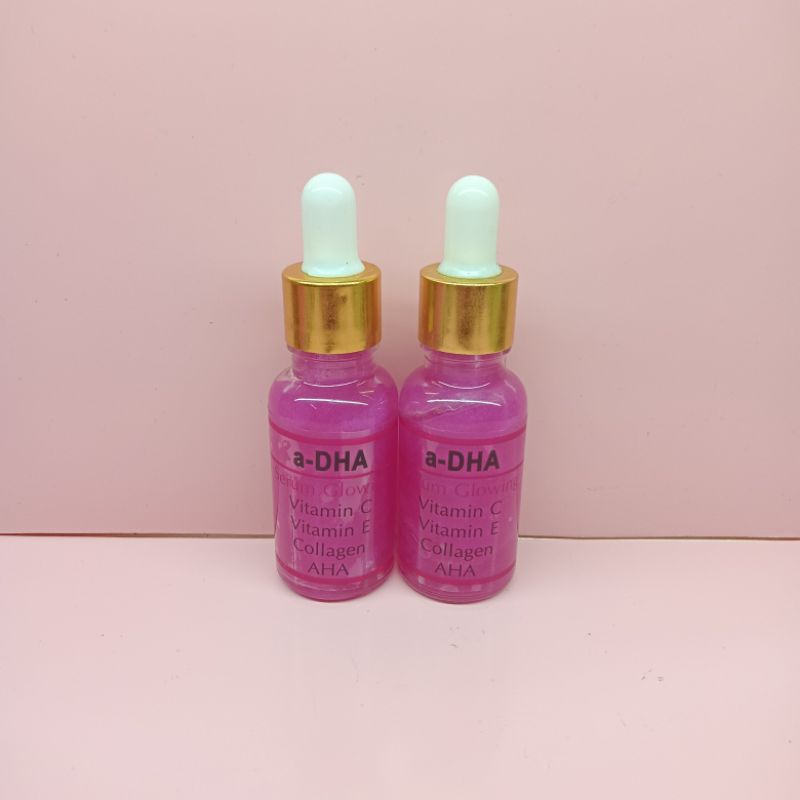 Serum a-DHA Pink &amp; Hijau 20ml Original // Serum DHA Satuan