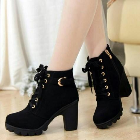 LANGSUNG KIRIM Zora Sepatu Wanita Boots Ziver